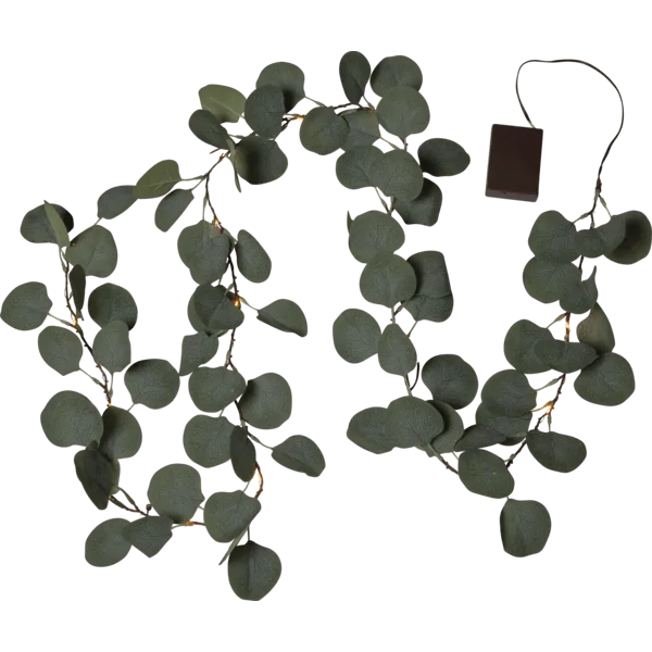 Star Trading - Girland Eucalyptus - Dekorationsbelysning - Grön