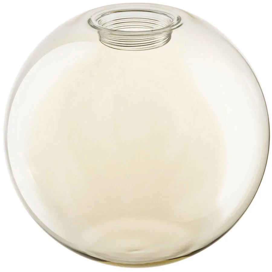 Lampenschirm Amelia Braun Glas 20 cm - Farbe: cognac