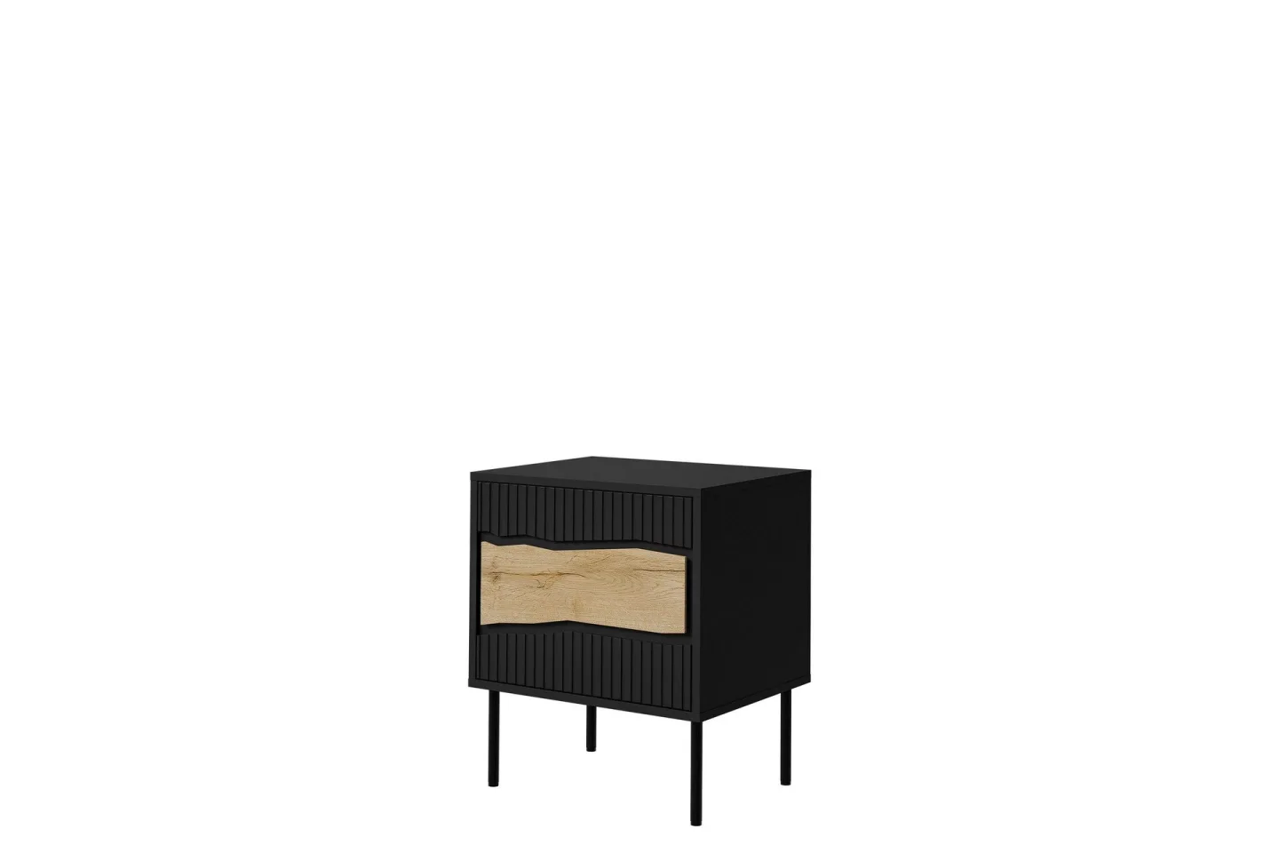 Stintino Sängbord 51 cm - Svart/Brun