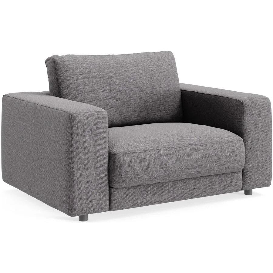 Sessel Ava stone Bezug: 100% Polyester B 140 T 107 H 86 cm - Möbel Konfigurator: Traummöbel individuell zusammenstellen