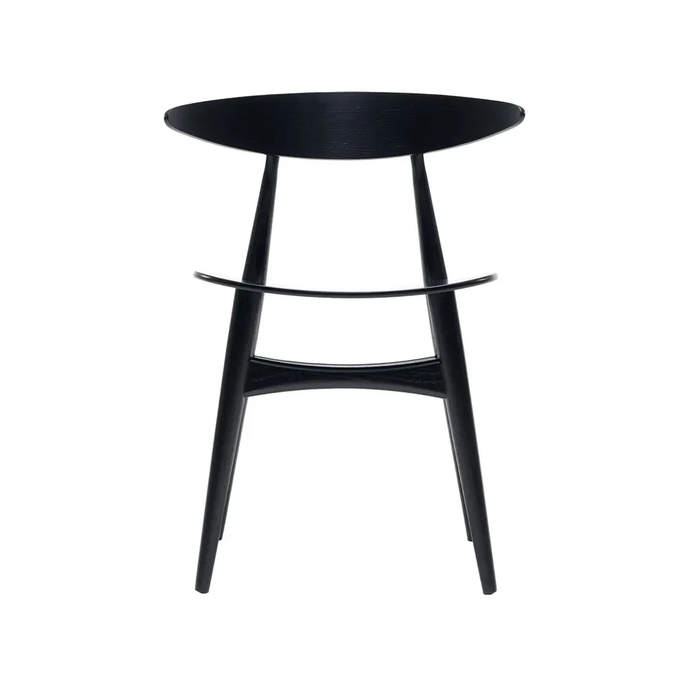 Carl Hansen & Søn CH33T stol Svartlack bok