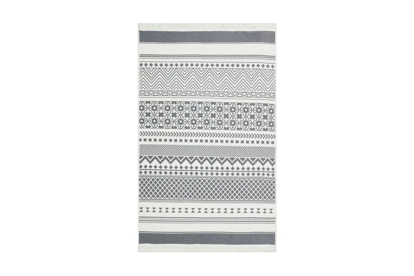 Matta Eko Hali 120x180 cm - Grå/Vit