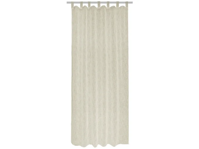 Vorhang KOTA 140x240cm pfote / kräuselband halb abdunkelnd beige