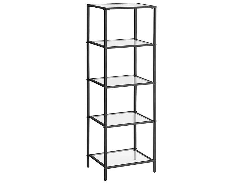 Regal SONGMICS CRYSTAL 30x40x124.5cm schwarz