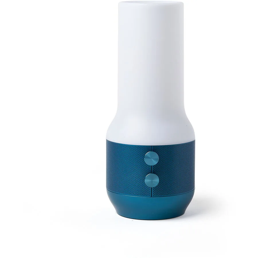 Lexon Terrace+ Lamp & Speaker - Farbe: dunkelblau - Lichtfarbe: Warmweiss – Kaltweiss