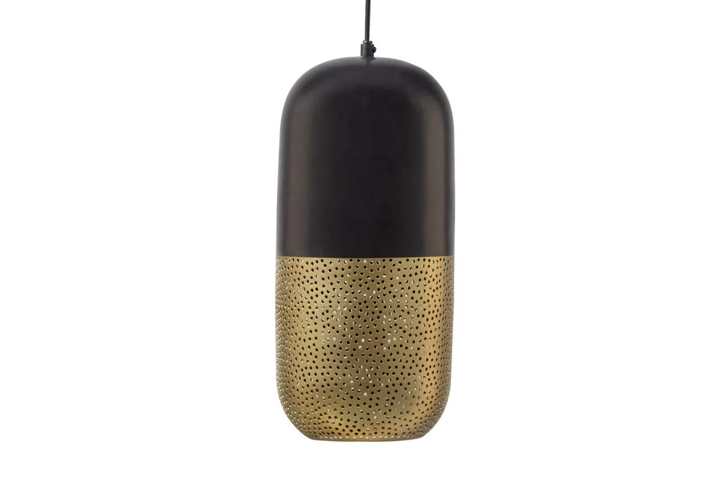 Reila Hänglampa 46 cm - Svart/Mässing