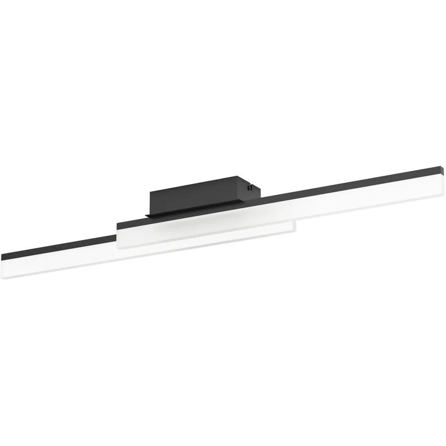 Eglo Deckenlampe Palmital Schwarz Aluminium/Stahl 10 cm 9 cm - LED - Lichtfarbe: Warmweiss - LED Energiesparlampen