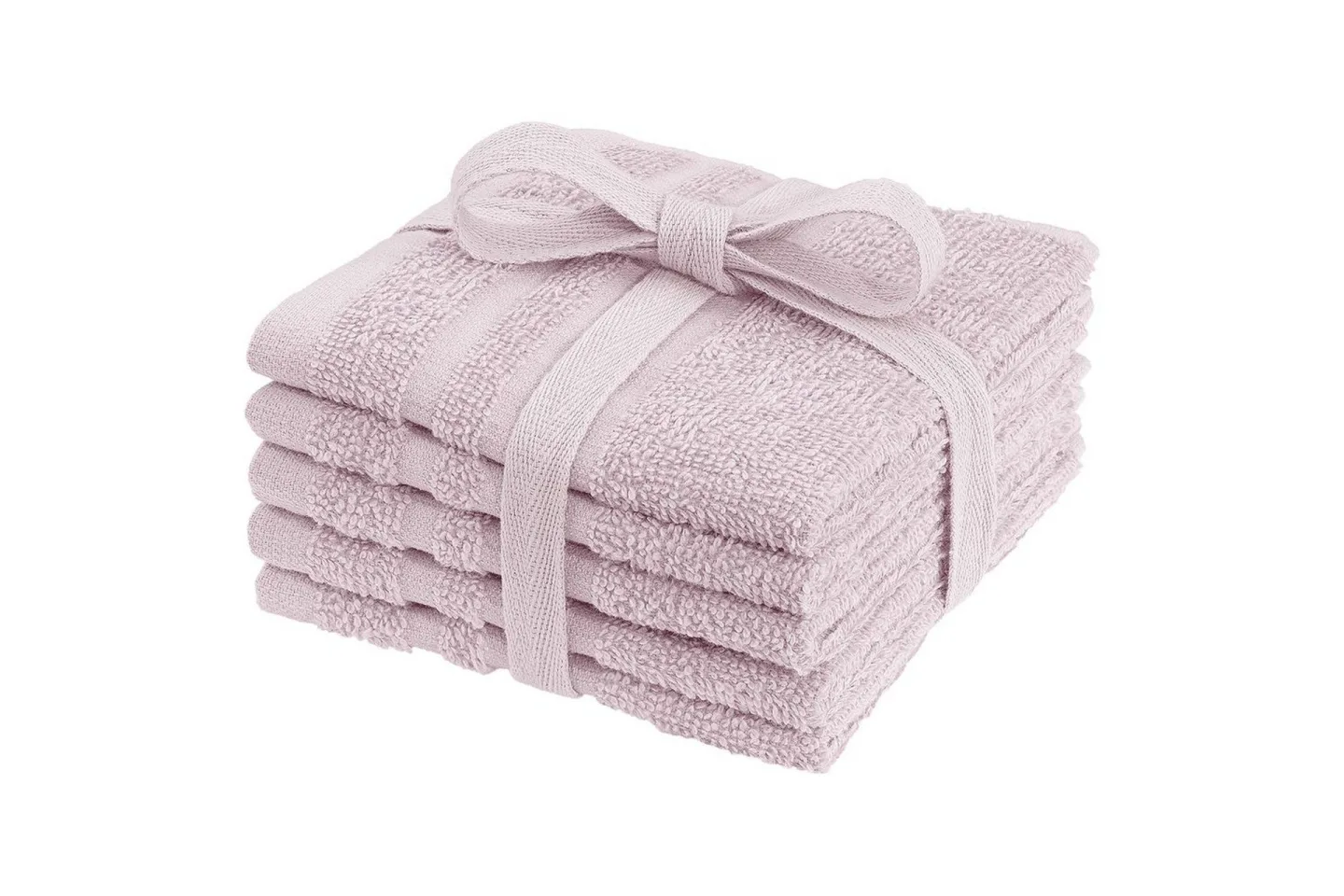 Tvättlappar Basic 25 x 25 cm - Rosa