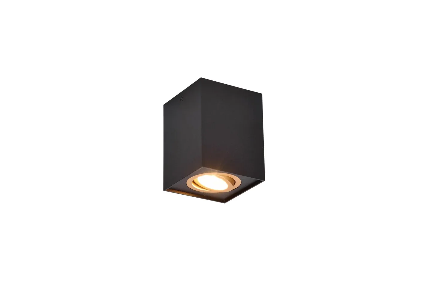 Biscuit Plafond GU10 svart/ guld - Guld