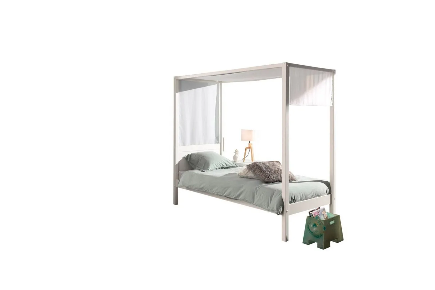 Säng med textil Pino Canopy -