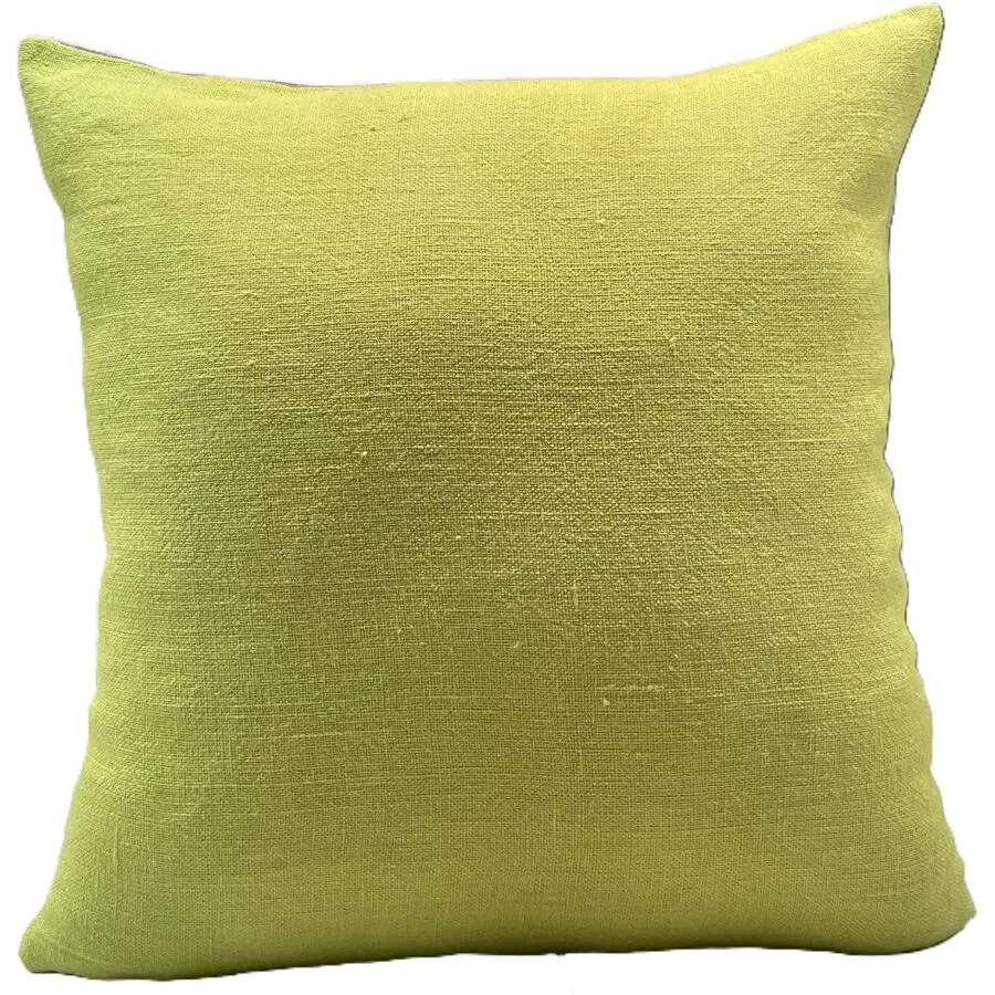 Zierkissen Tropical Feeling lime Leinen B 45 T 45 cm