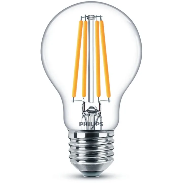 Leuchtmittel Philips Glas E27 10.5 W - Farbe: Transparent - LED - Lichtfarbe: Extra warmweiss - LED Leuchtmittel
