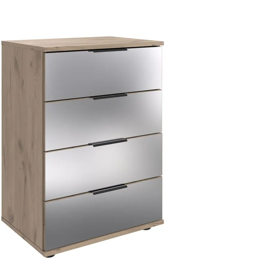 Nachttisch Metac Eiche Nachbildung Holzwerkstoff B 52 H 74 cm