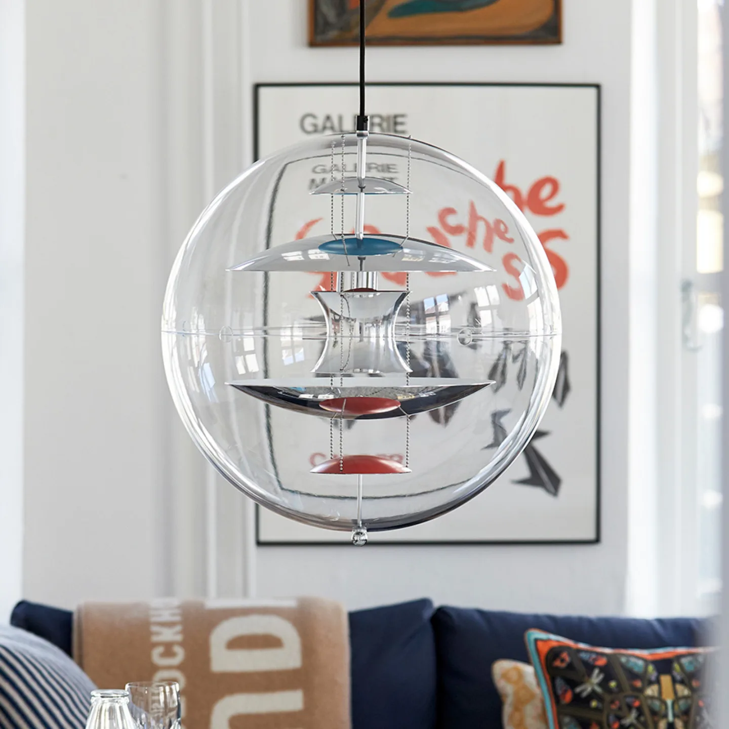 VP Globe 40 Alu Pendel - Verpan - Stue - Design - Plast - Med en lyskilde