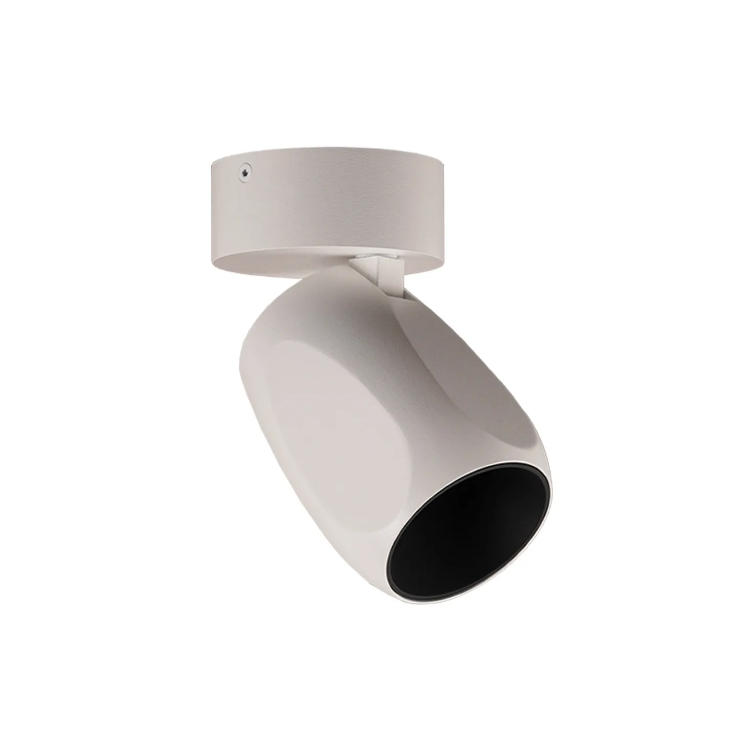 Facet W70 LED-Deckenleuchte, weiß, Metall, Ø 7cm - Antidark - Flurbereich - Modern - Einflammig