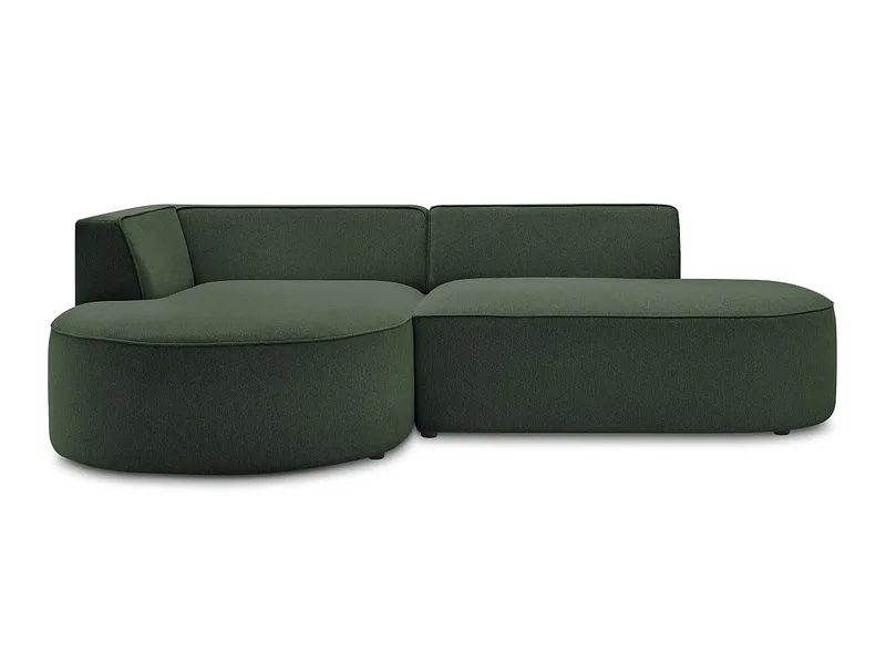 Ecksofa BOBOCHIC ROUSSEAU Stoff chiniert grün