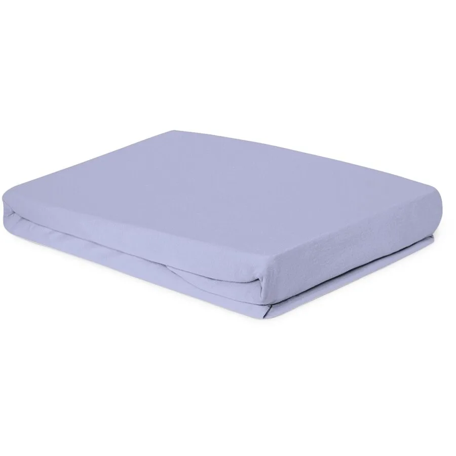 Fixleintuch Jael lila Baumwolle 90 cm - Material: 94% Baumwolle / 6% Elasthan