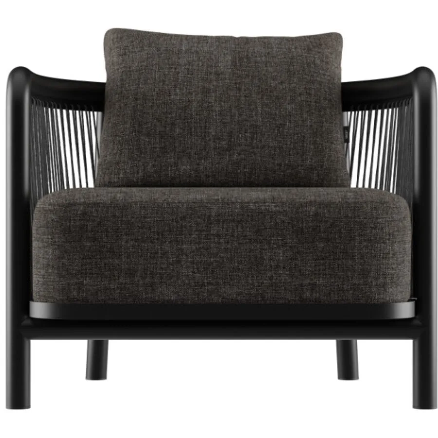 SACKit Loungesessel Kirra schwarz Olefin B 77.5 cm T 77.5 H 68 cm