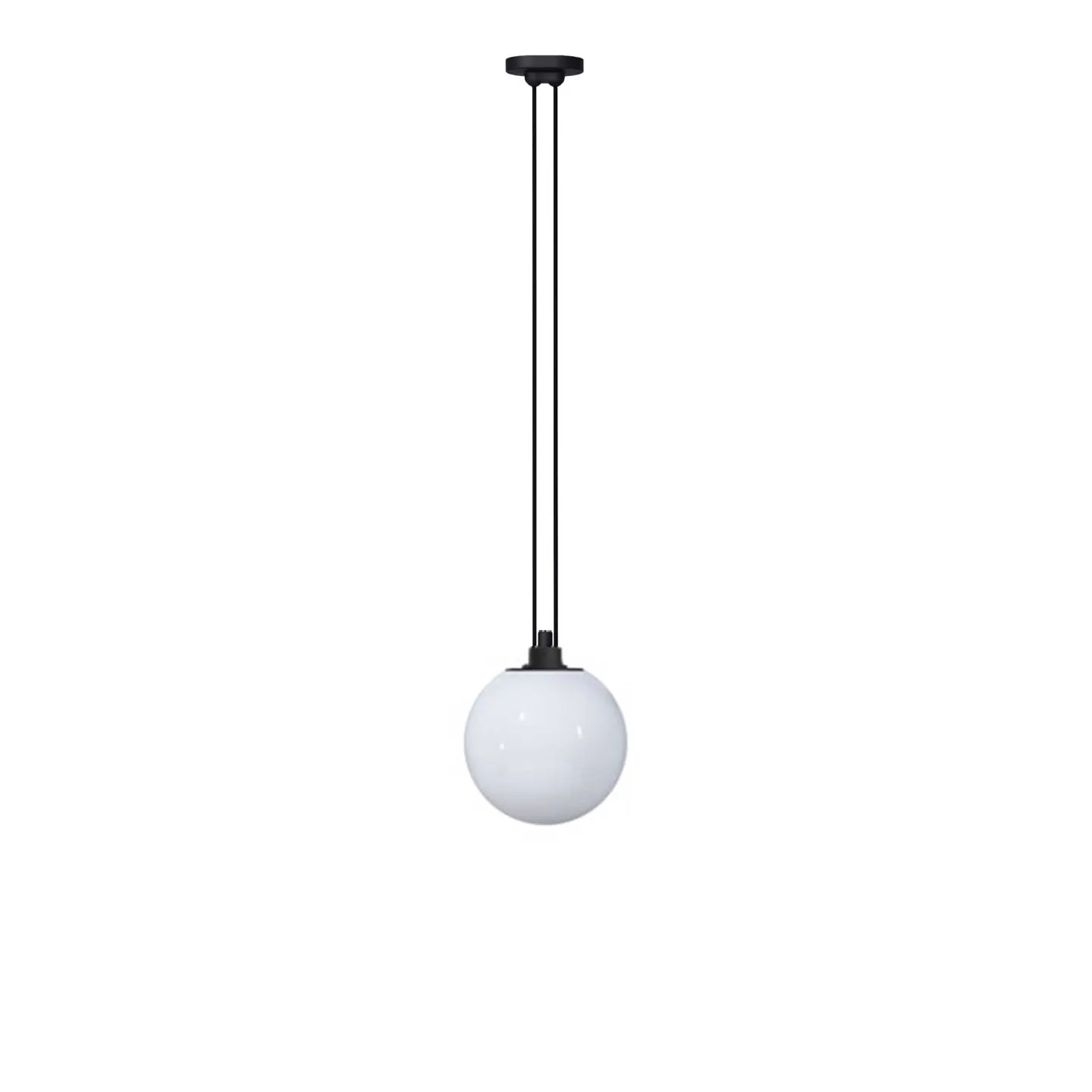 DCWéditions - Les Acrobates De Gras 322 Glass Ball Ø250 - Pendellampor - Bernard-Albin Gras - Transparent