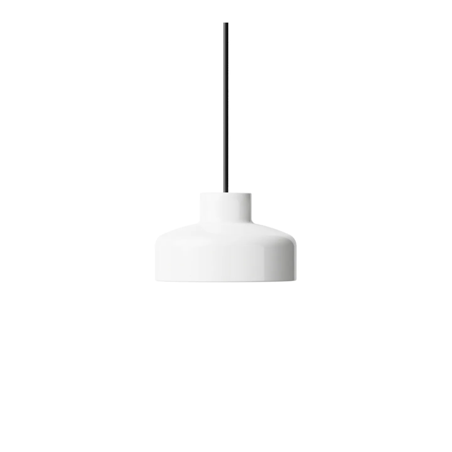 NINE - Lacquer - Pendant Small Grey - Pendellampor - Keiji Takeuchi - Grå - Metall/Plast