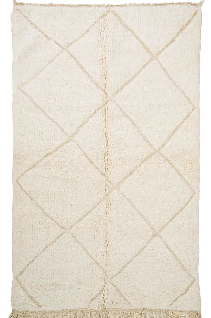 Kelim-teppe Marokkansk Beni Ourain 160 x 260 cm (Størrelse: 160 x 260 cm)