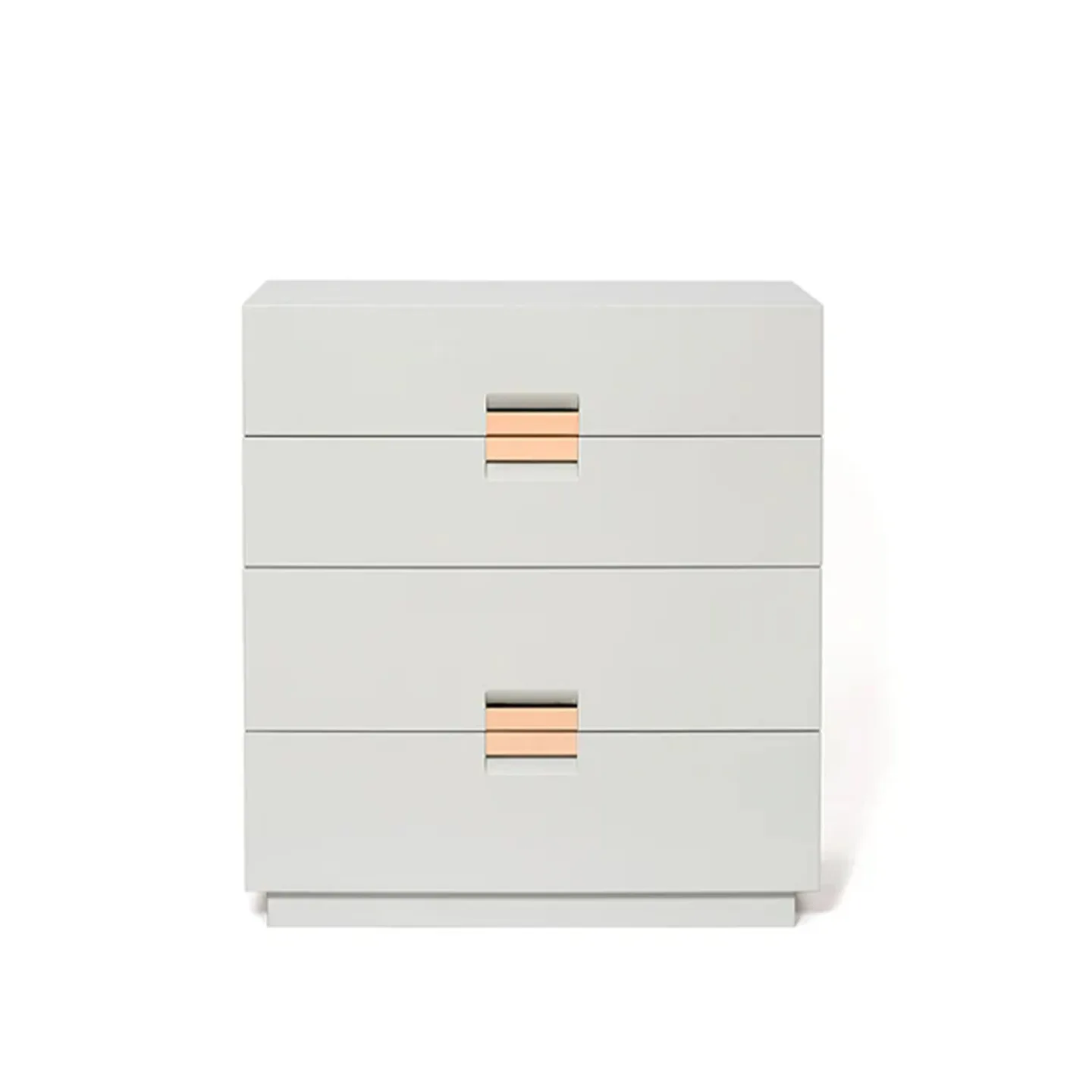 Asplund - Frame Drawer Medium - Light Grey / Natural Leather - Byråer - Anya Sebton & Eva Lilja Löwenhielm 2011 - Grå - Läder