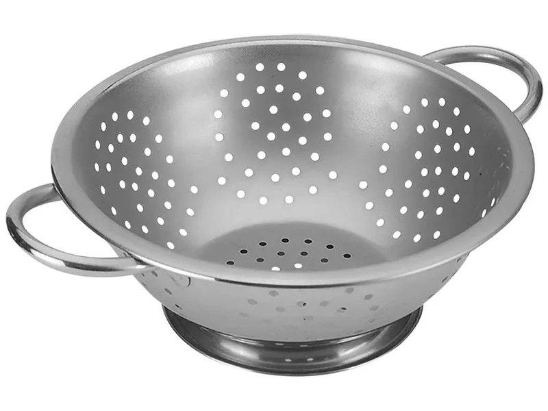 Sieb COLANDER Edelstahl grau