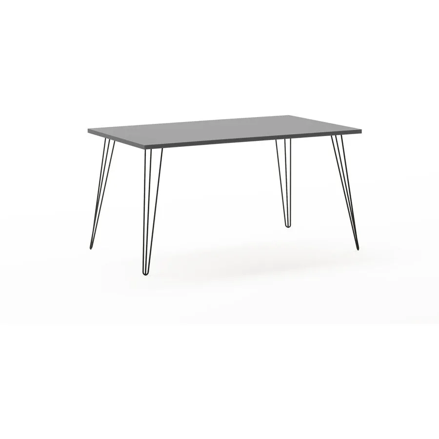 Schreibtisch Fips grau Holzwerkstoff B 140 T 80 cm