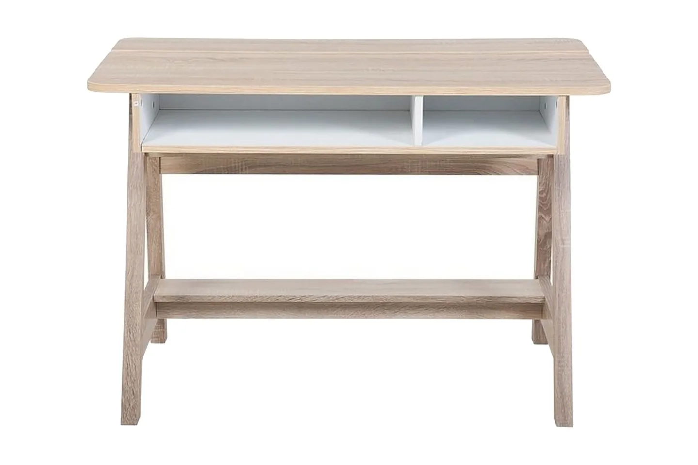 Jackson Skrivbord 110 cm med Förvaring Hylla - Vit