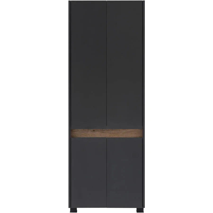 Badezimmerschrank Oreon anthrazit Holzwerkstoff B 56.9 T 33 cm H 164.5 cm