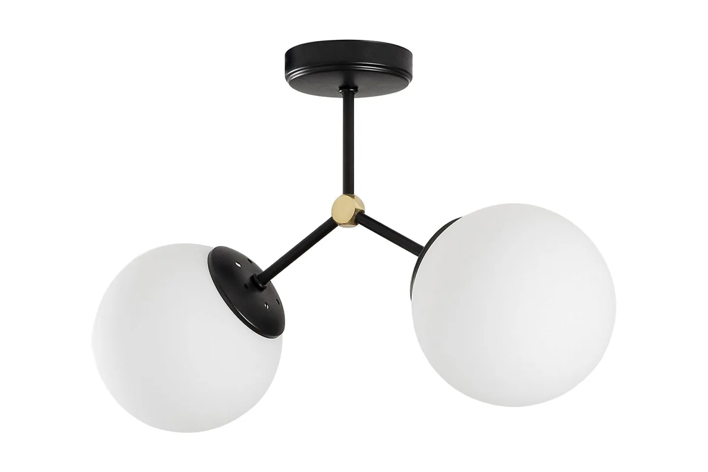 Opviq Damar Taklampa - Svart/Vit