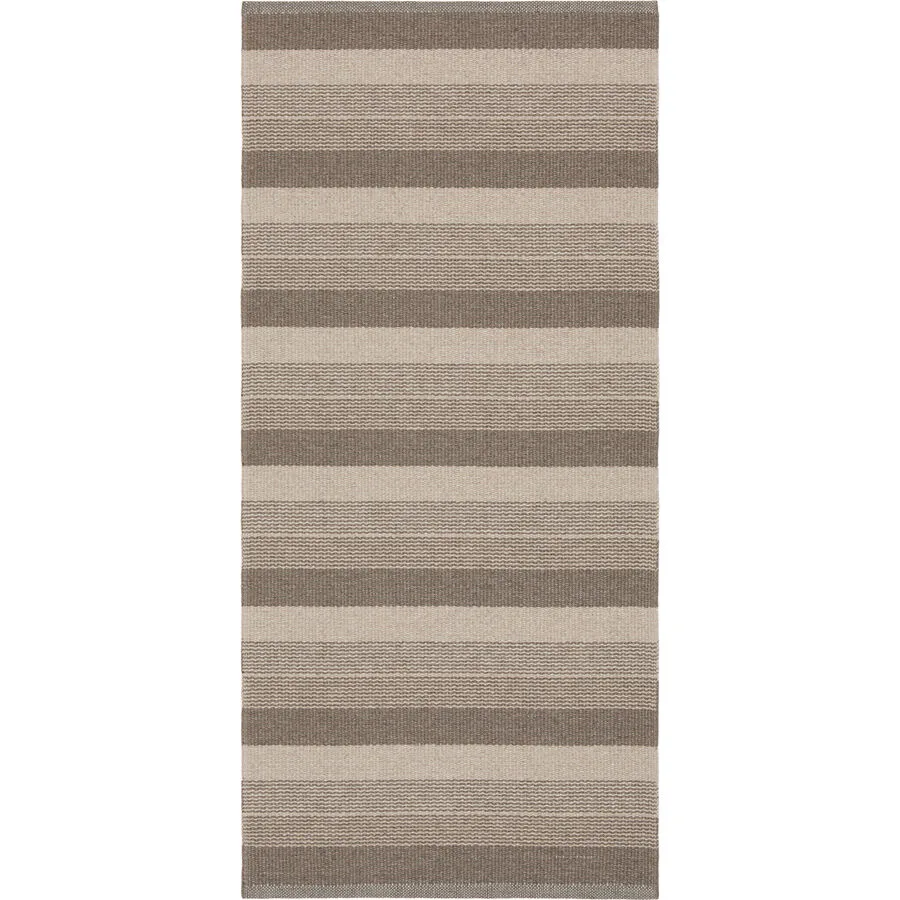 HORREDSMATTAN Outdoor-Teppich Lovi beige Streifen Mischgewebe 70 x 250 cm