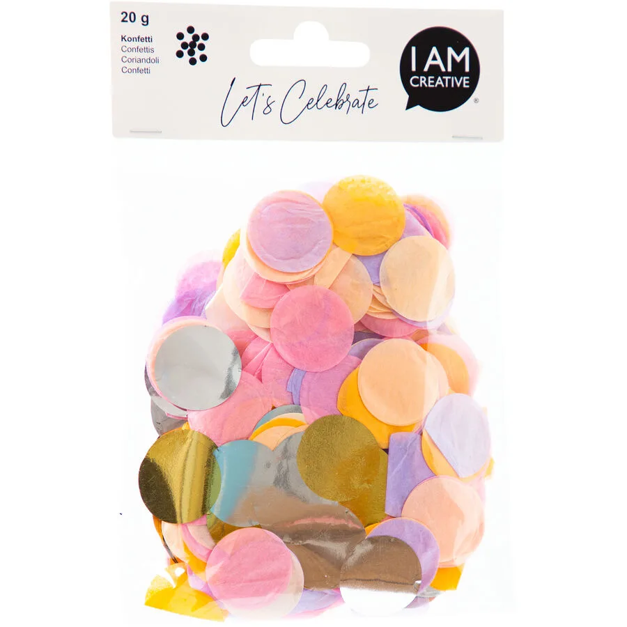 Girlande I am creative Mehrfarbig Papier - Farbe: bunt