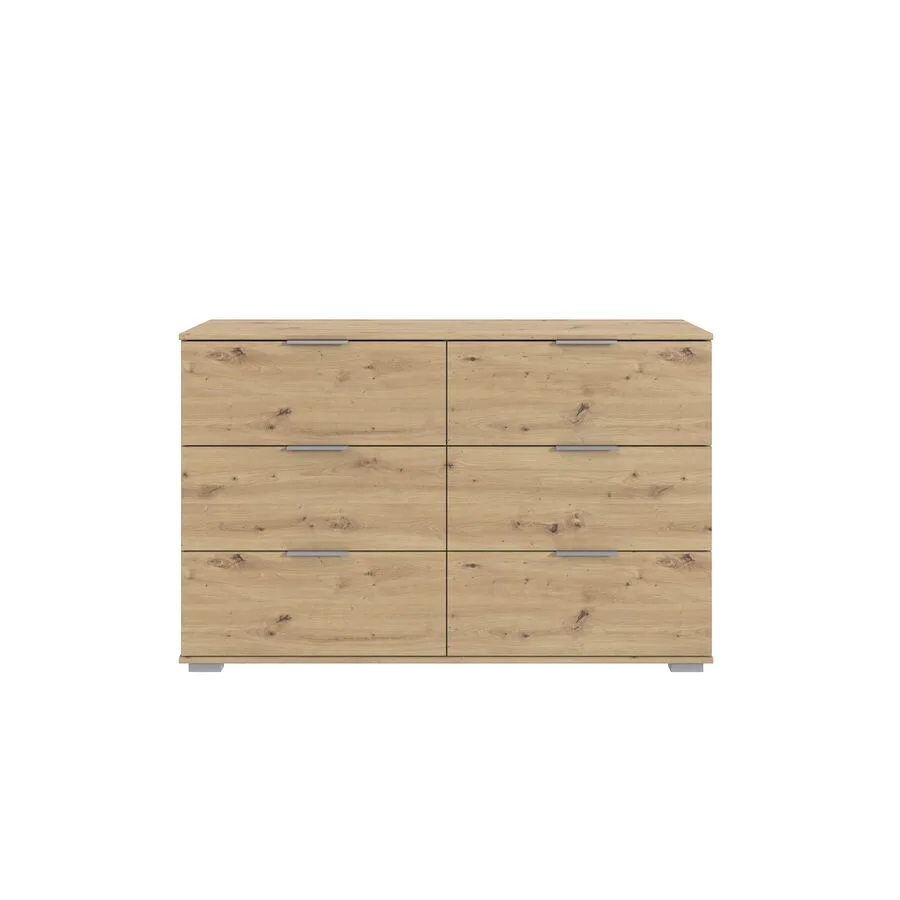 Kommode Peyton A eiche Holzwerkstoff B 130 H 83 cm