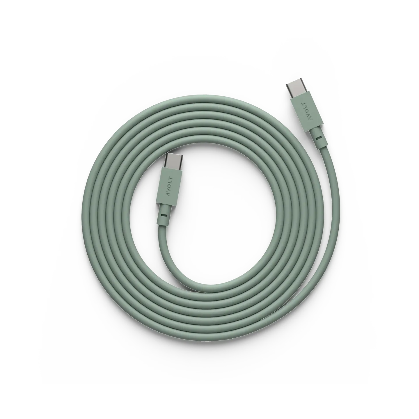 Avolt Cable 1 USB-C zu USB-C Ladekabel 2 m Oak green