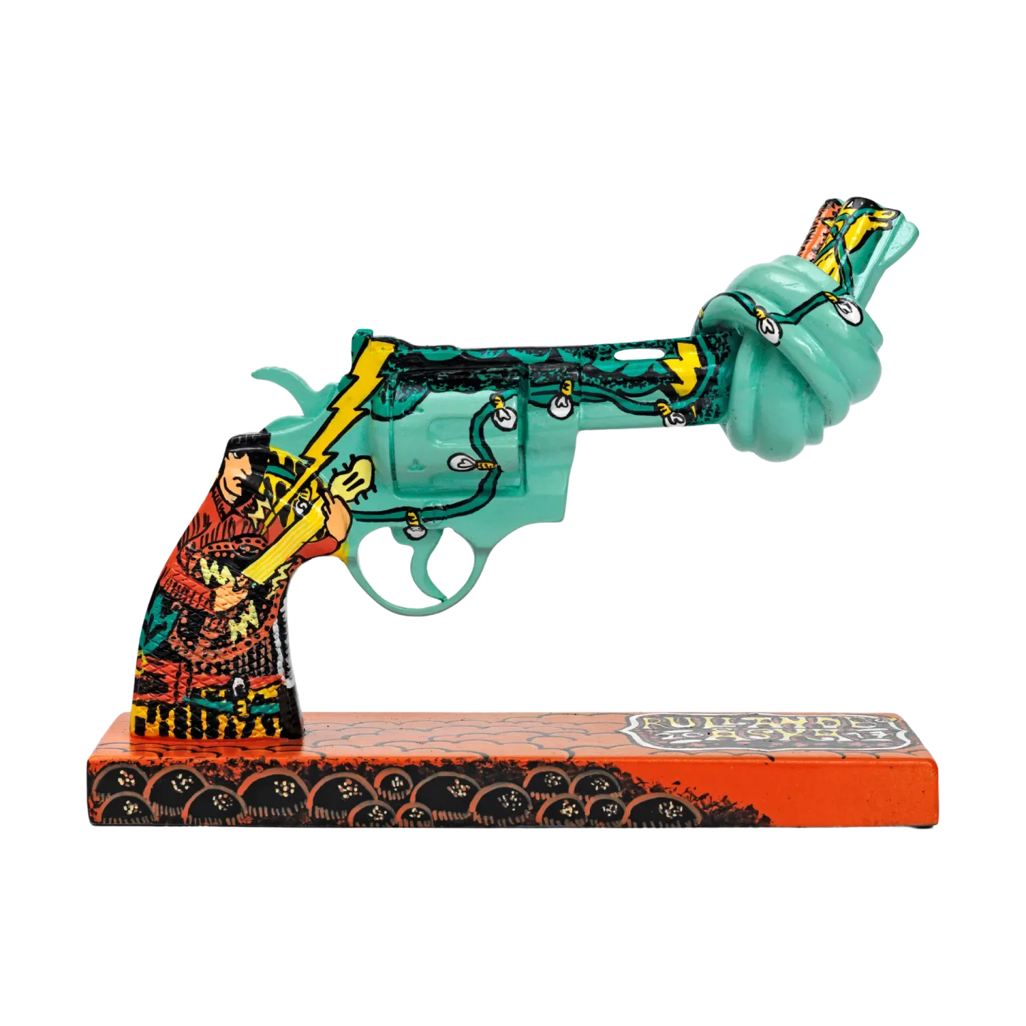 Non Violence Peace n Luv dekoration 19 cm Multi