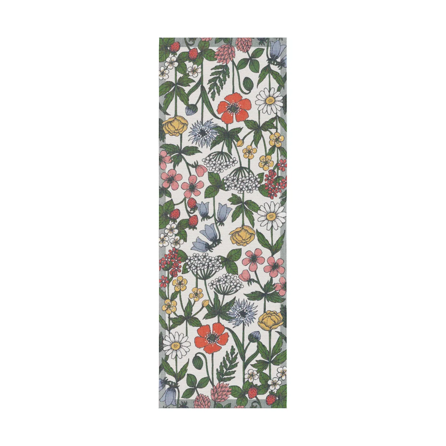 Ekelund Linneväveri Vildblomster Tischläufer 35x100 cm Multi