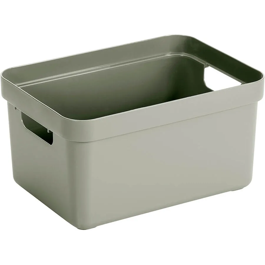 Box Sigma home Grün Kunststoff 12.2 cm - Farbe: hellgrün