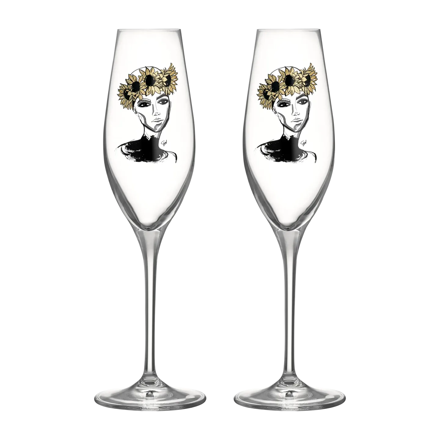 Kosta Boda All about you Champagnerglas 24 cl 2er Pack Let's celebrate you