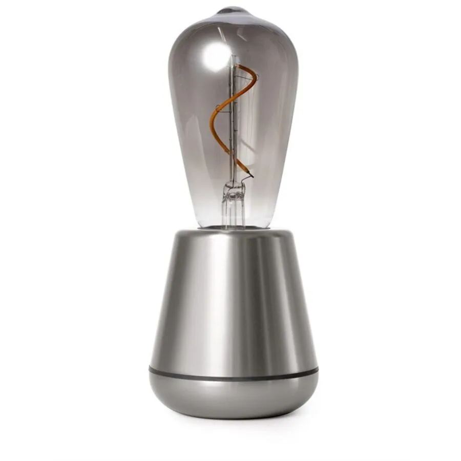 Diverse Tischlampe Humble silber Glas/Stahl/Aluminium H 19.5 cm