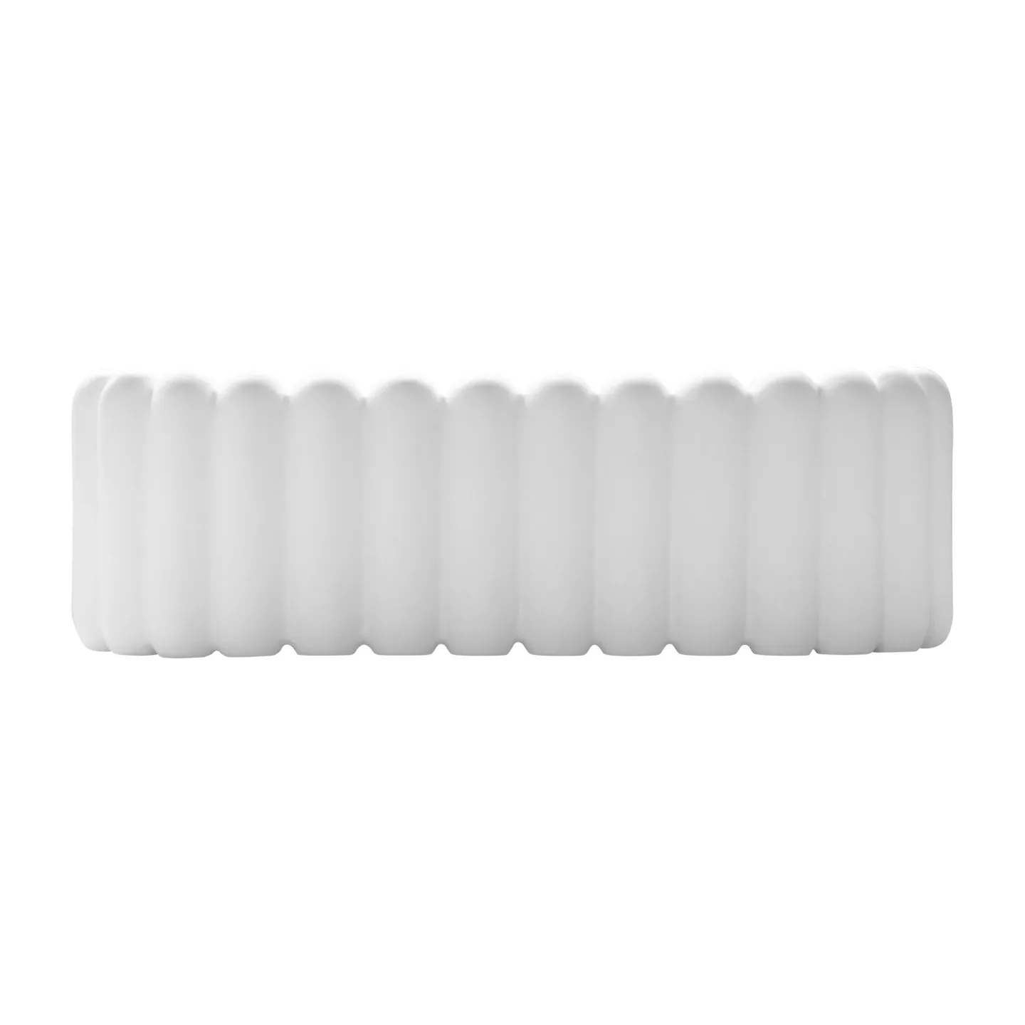 DBKD Mist Blumentopf oval small 35cm White