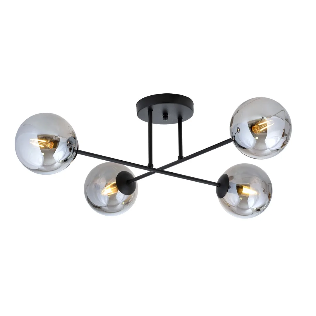 Emibig Lighting - Roma 75cm - Takplafond - Rökfärgad