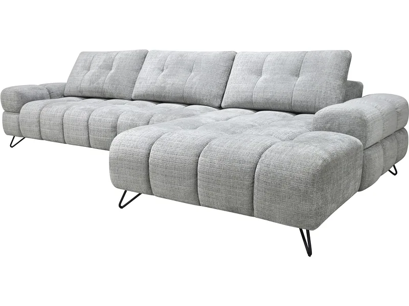 Ecksofa FARO Stoff grau