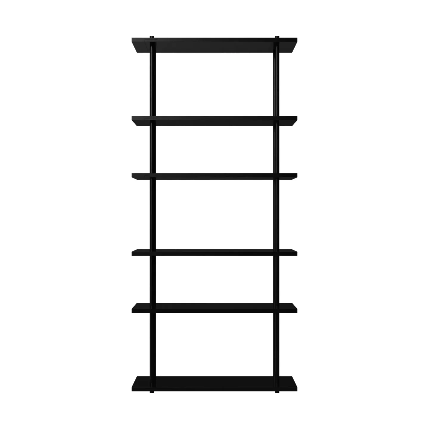 Fogia Bond Wandregal W106 Schwarz lackierte Birke