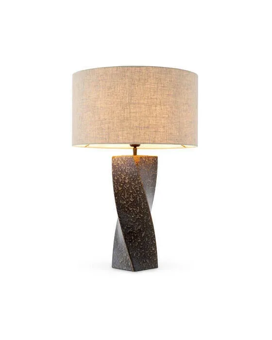 Camelia bordlampe brun