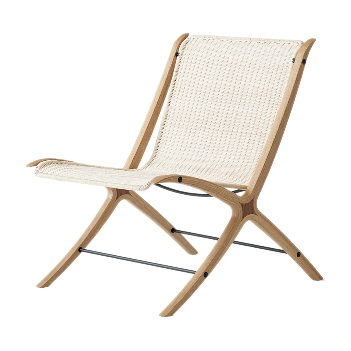 &Tradition X loungefåtölj HM10 Walnut