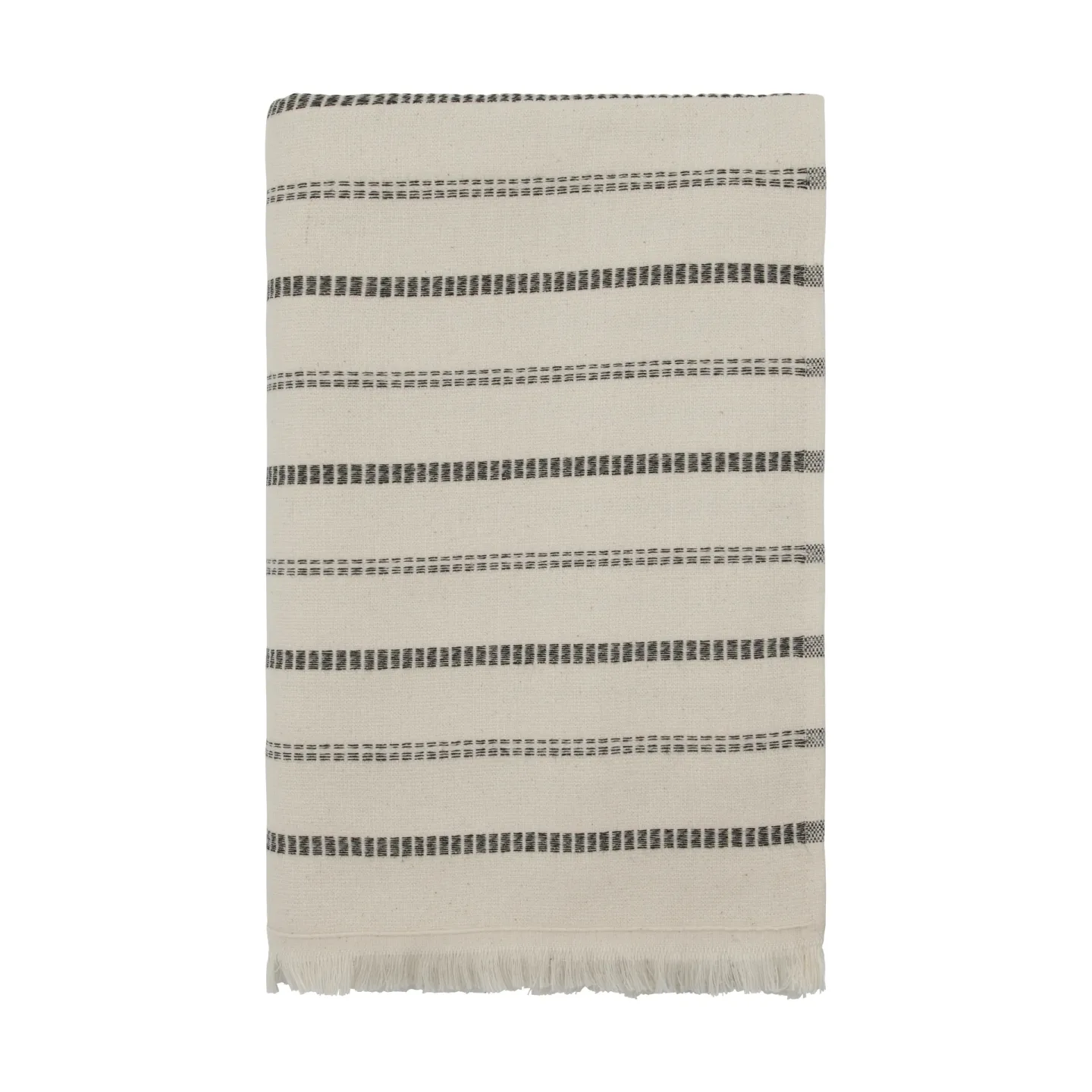 Meraki True Badetuch Off-White-schwarz, 70×140 cm