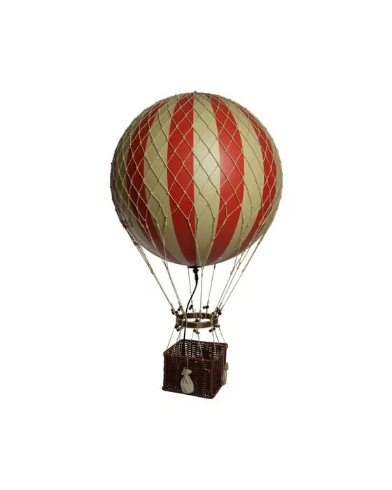 Jules Verne luftballon LED rød