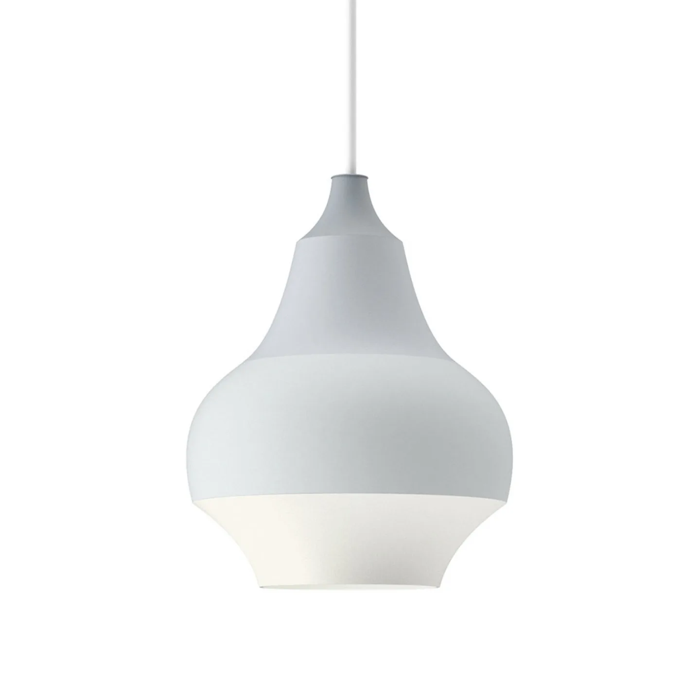 Cirque Pendelleuchte Ø150 Grau Top - Louis Poulsen - Wohnzimmer - Design - Metall - Einflammig