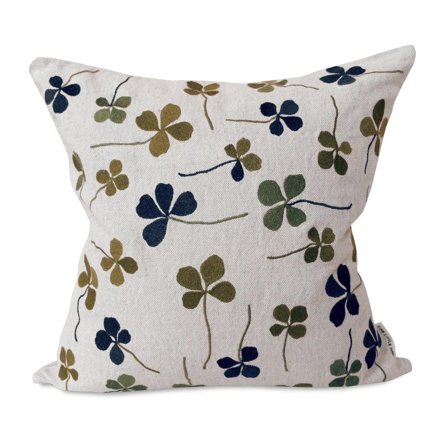 Fine Little Day Clover Kissenbezug 48 x 48cm Grün-natur